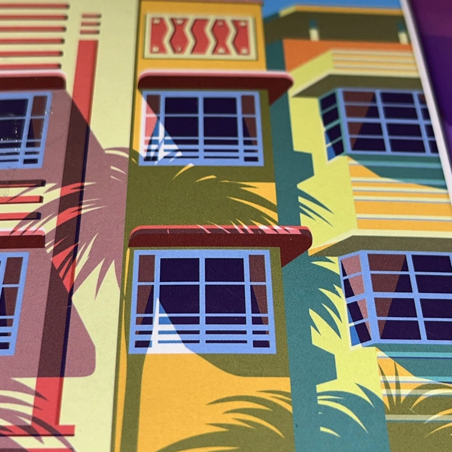 Miami Art Deco Puzzle 350 Pieces Colorful Buildings NEW SEALED Artbox