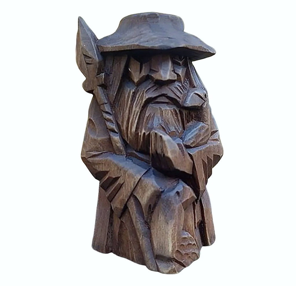 Norse Viking Odin Resin Statue Garden Ornament