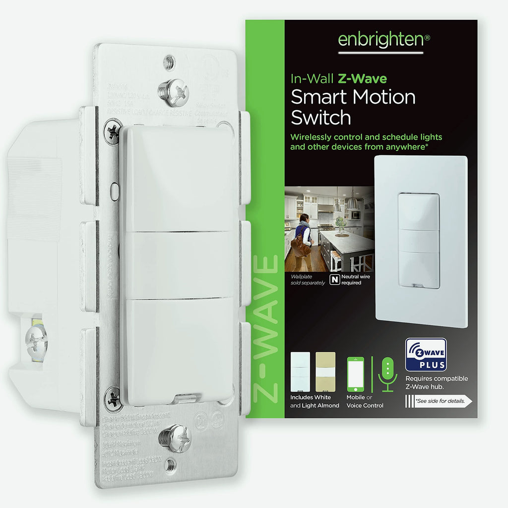 Enbrighten 26931 Z-Wave Smart Motion Sensor Light Switch