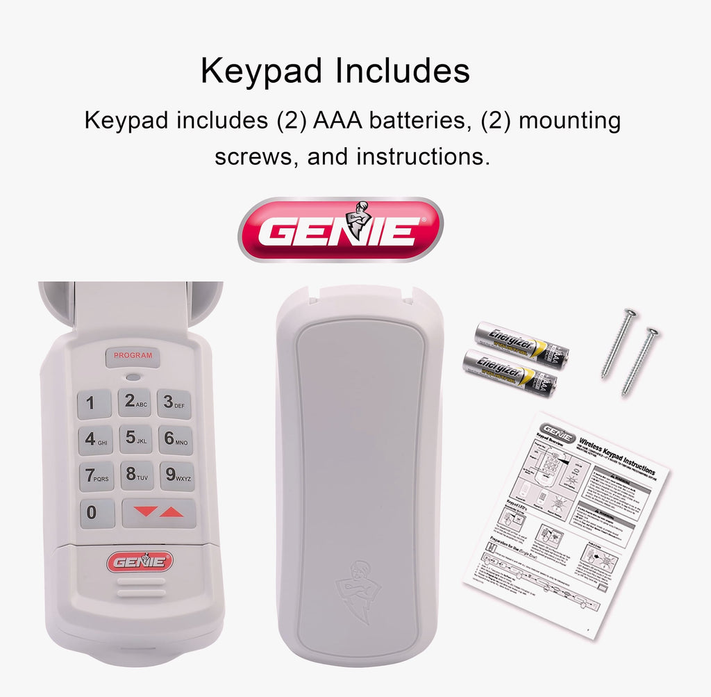 Genie GK-R Wireless Keyless Keypad for Garage Door Opener