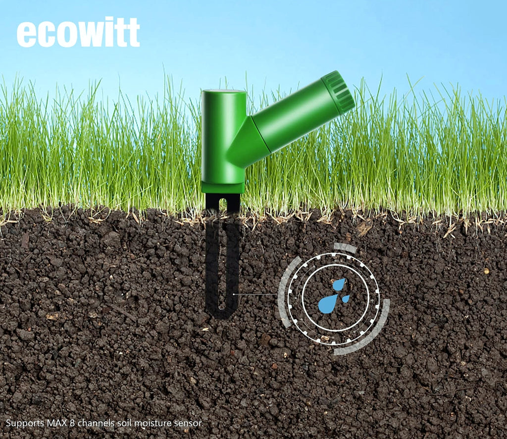 ECOWITT WH51 Soil Moisture Sensor with GW1100 Gateway