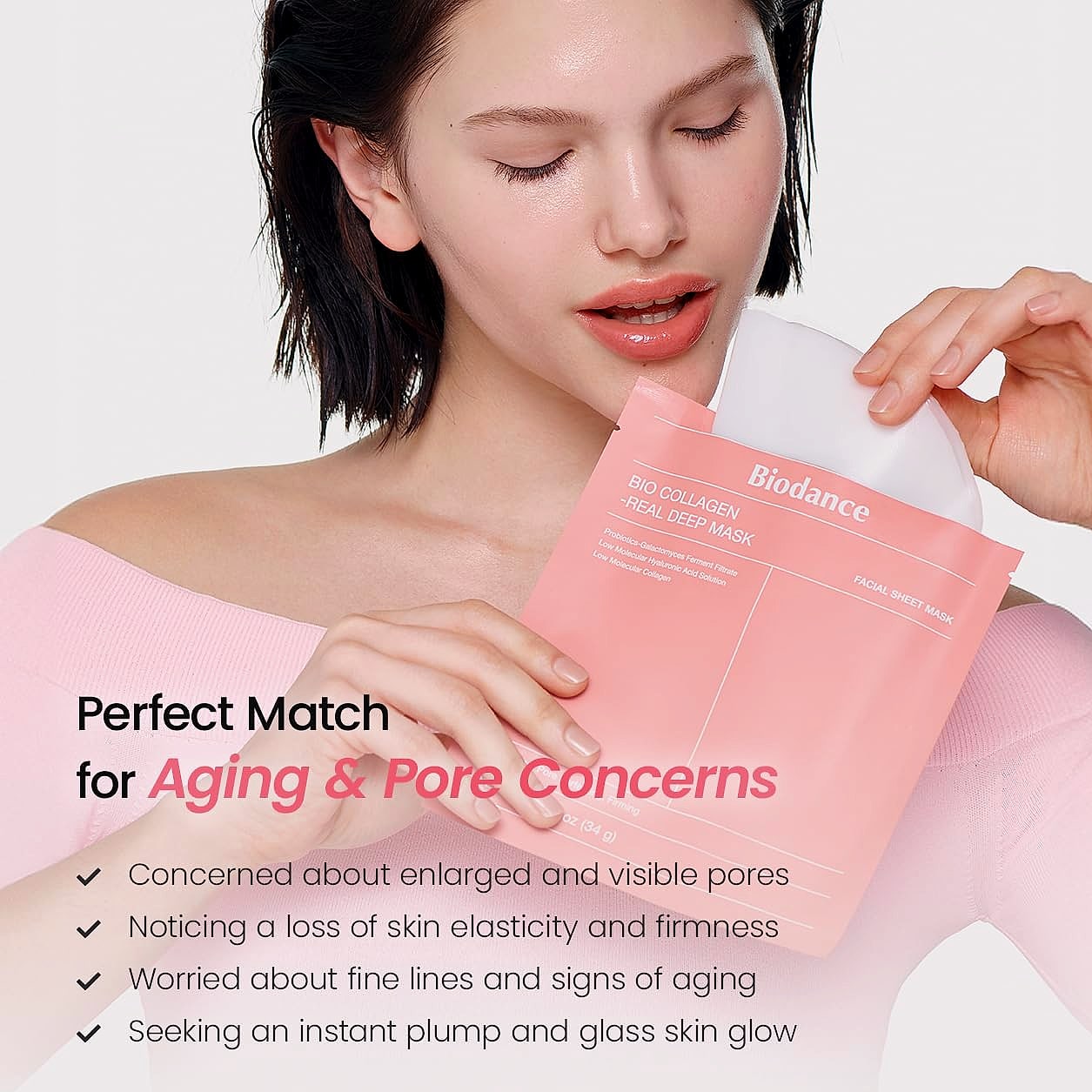 BIODANCE Bio-Collagen Real Deep Mask Hydrogel Sheet 4 Pack