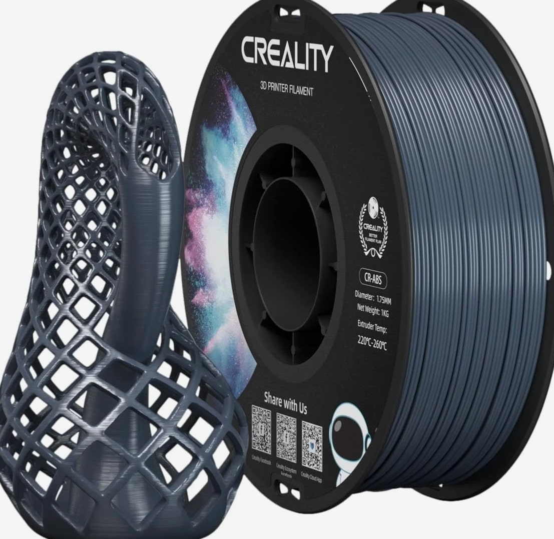 Gray ABS Filament for 3D Printer 1.75mm 1kg