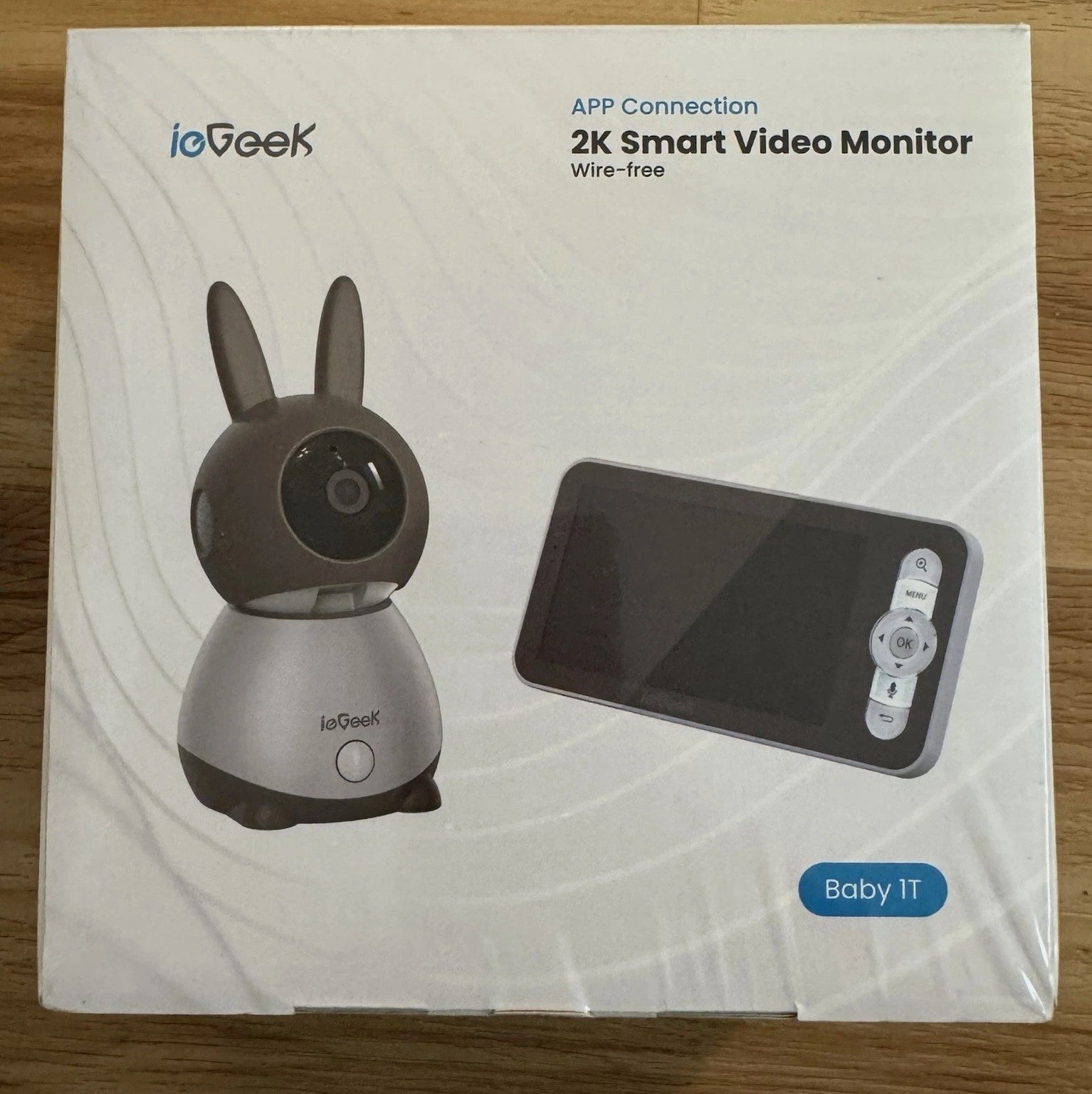 ieGeek Baby Monitor with 2K HD Resolution, Pan-Tilt-Zoom Video Baby Monitor Cam