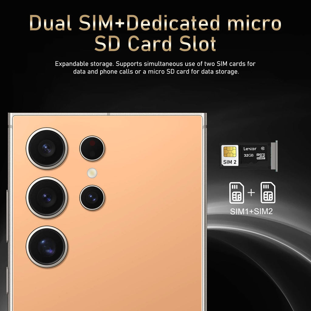 2026 G24 Ultra 5G Unlocked Cell Phones 256GB Smartphone Android Cheap Phone