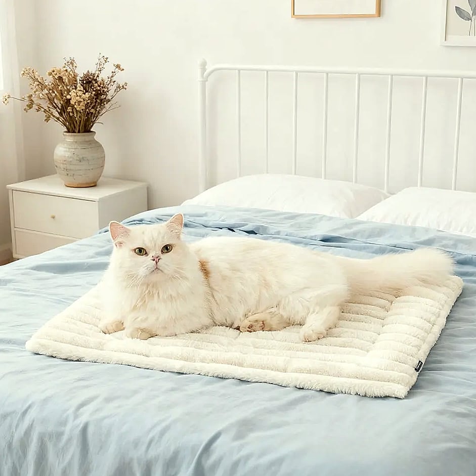 DOORSACCERY Self-Warming Pet Bed Mat for Cats and Dogs