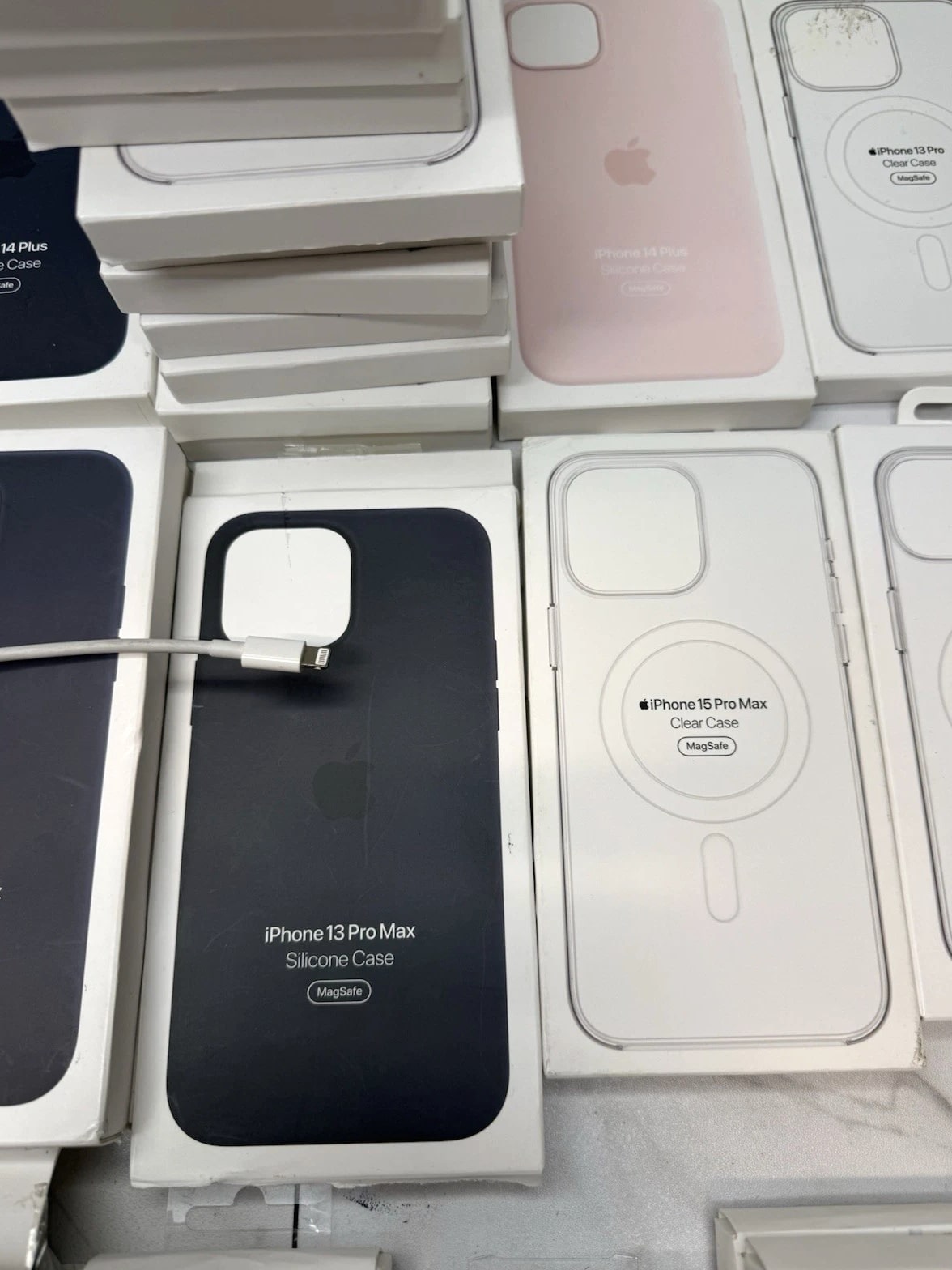 Lot of 44 iPhone Cases, Chargers and Accessories open box and used items