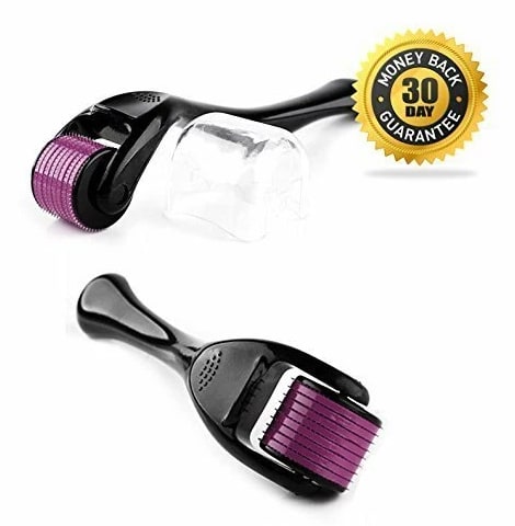 Derma Skin Roller - Titanium 1.0mm for Scars, Wrinkles, Hair Loss, Body, Acne 540Pins