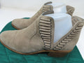 Vince Camuto Women's Pevista Boot Size 7 Tan Taupe Suede Block Heel Side Cutout