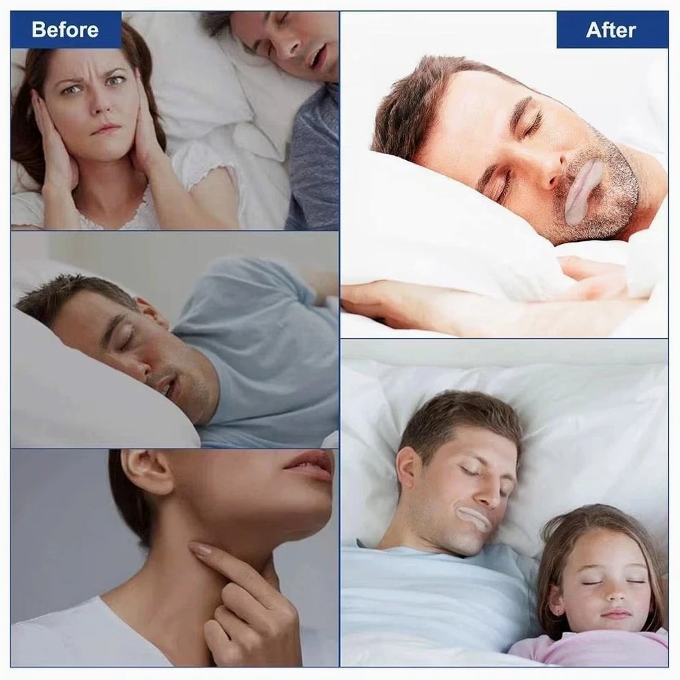 90pcs Strip Mouth Tape Advanced Gentle for Enhanced Nose Improved Breathing-effect