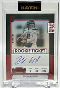 2021 Panini Contenders Rookie Ticket Zach Wilson Auto Red Zone Variation #102