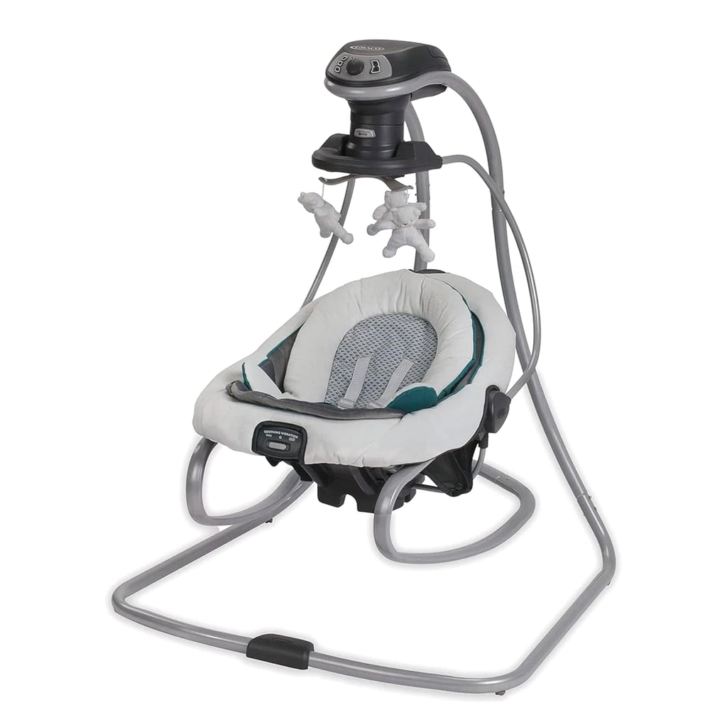 Graco Duetsoothe Swing and Rocker with Removable Swing Seat and 6 Swinging Speed