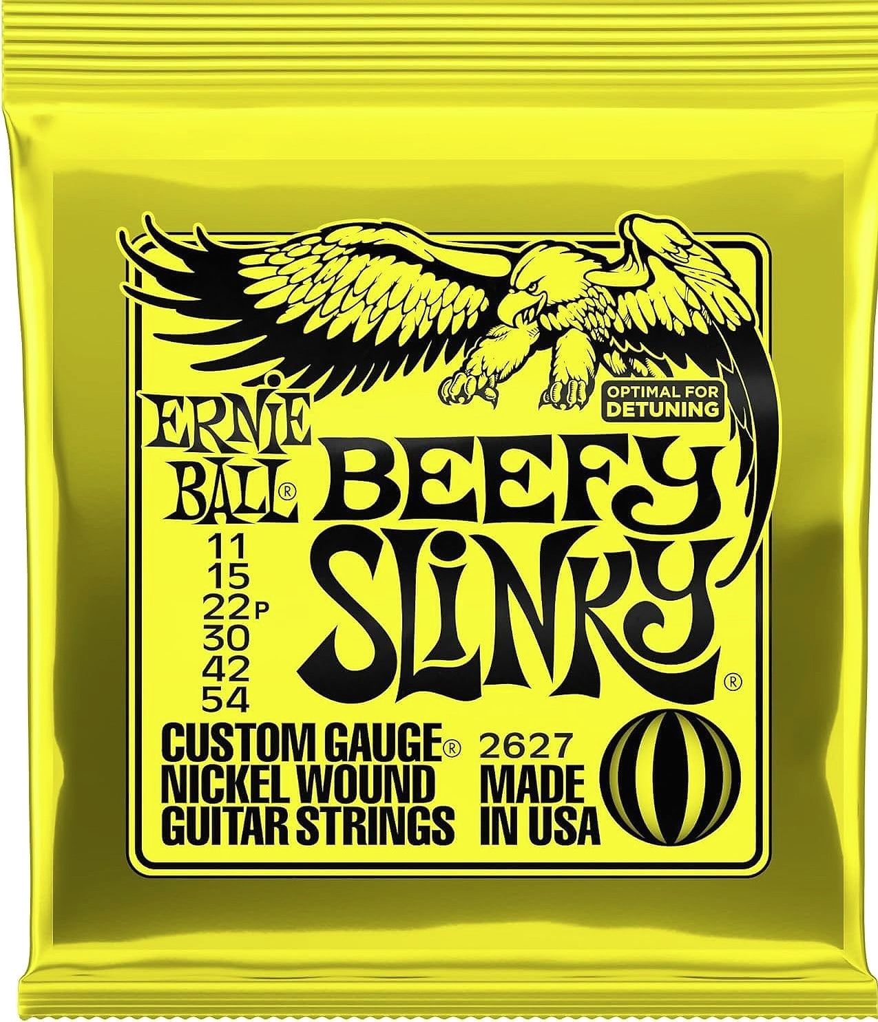 Ernie Ball Regular Slinky Nickel Wound Guitar Strings 10-46