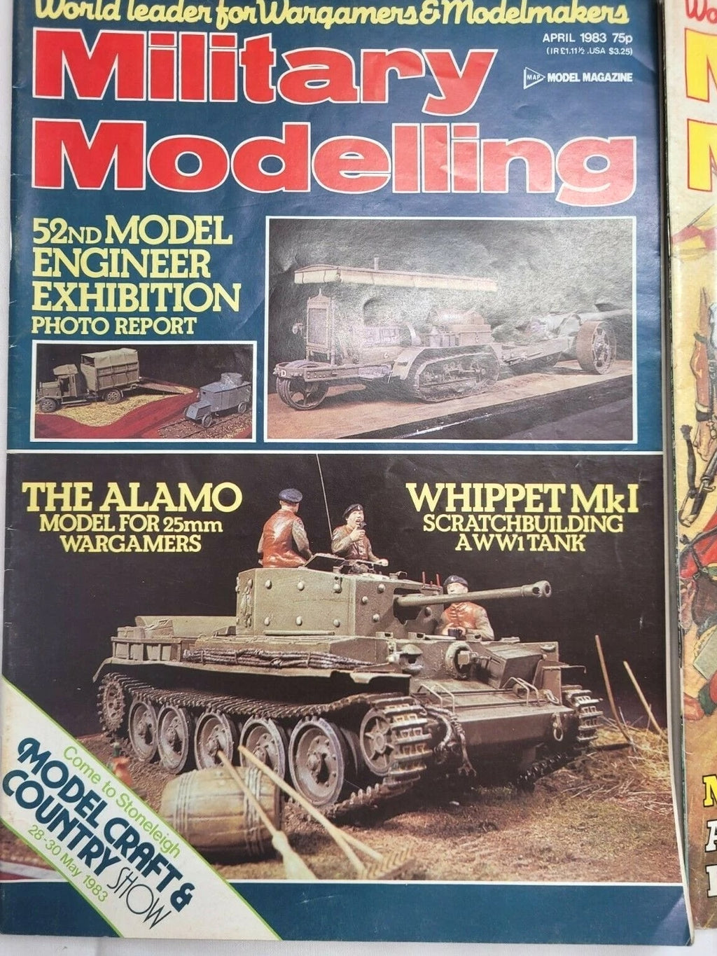 Vintage Military Modelling Magazines 1983 Collection for Wargamers & Model Maker