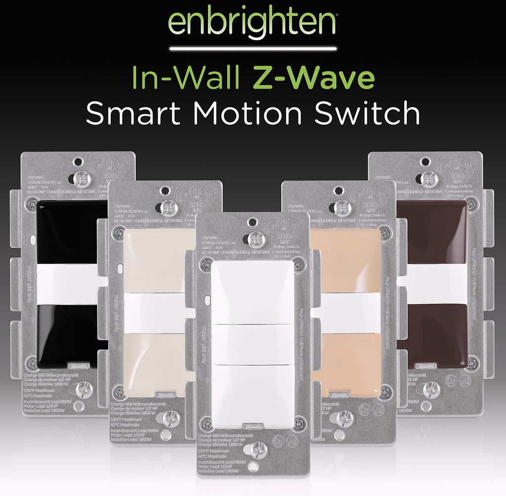 Enbrighten 26931 Z-Wave Smart Motion Sensor Light Switch