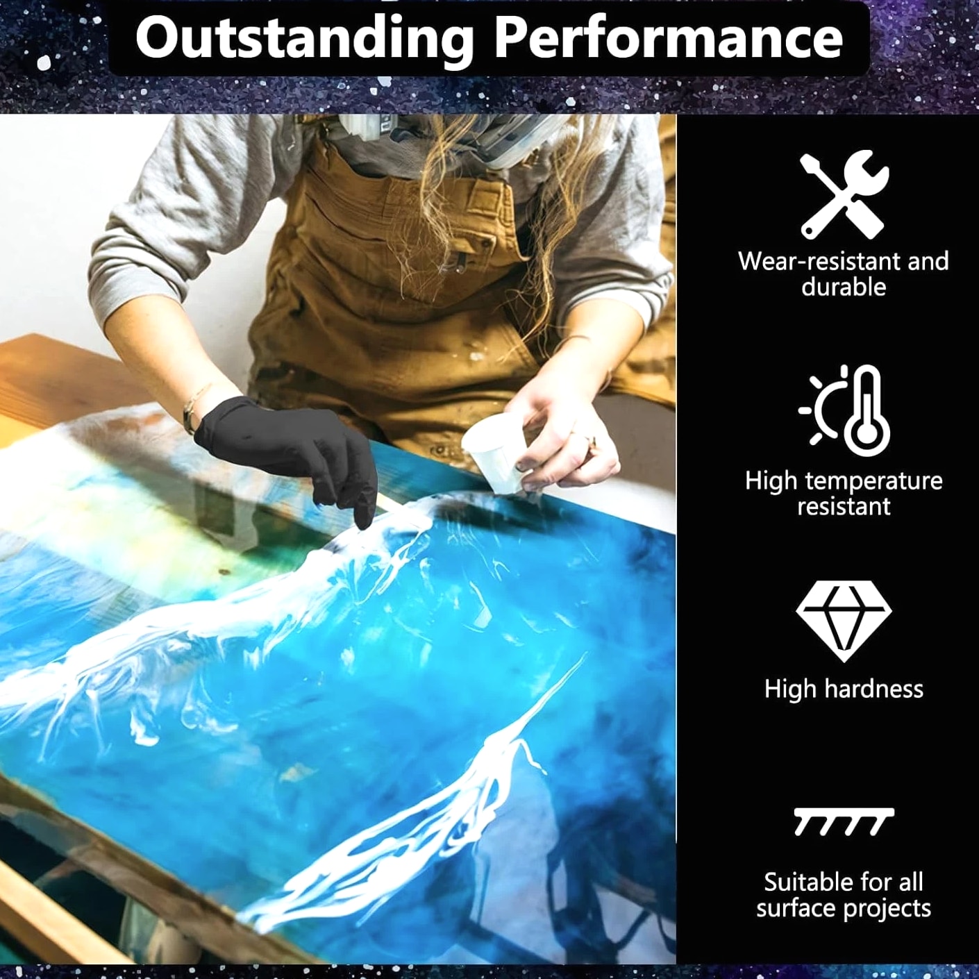 82OZ Epoxy Resin Kit - Flawless Finish, Non-toxic for Jewelry & Woodwork