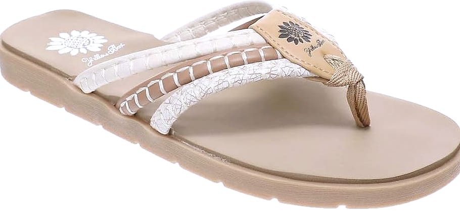 Yellow Box Dalia Women's Double Strap Toe Post Sandals