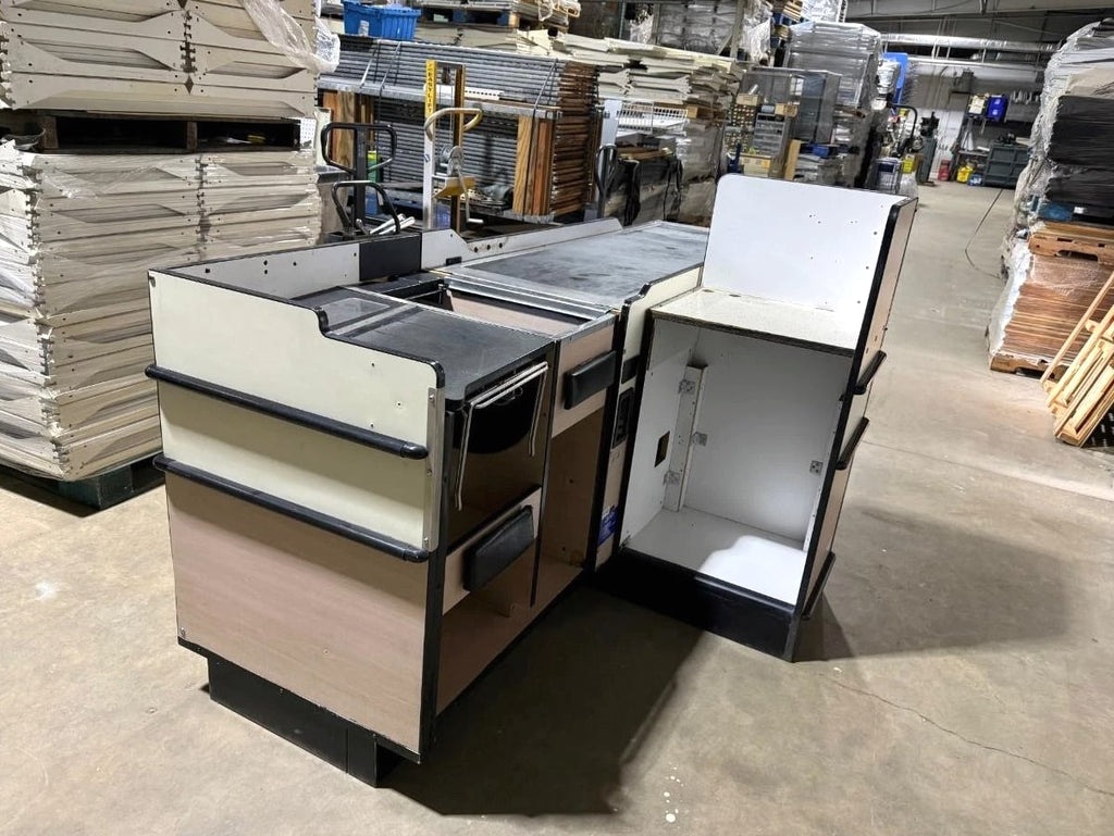 Express Electric CHECKOUT COUNTER Lane Motorized Checkstand Grocery Equipment