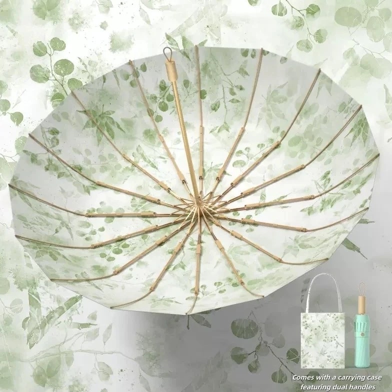 Wind-Resistant,UV-Protective Umbrella Perfect for Both Sunny and Rainy Days