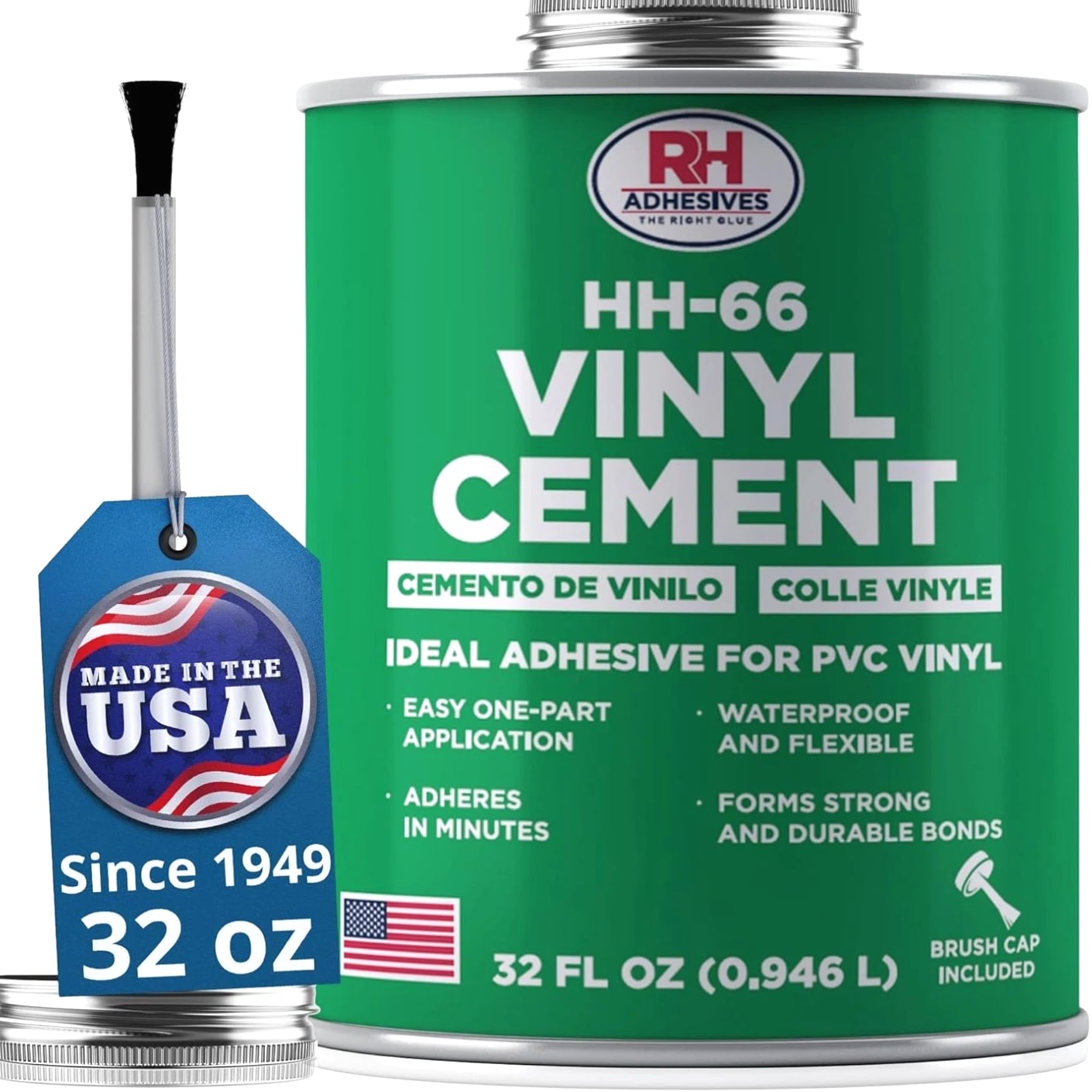 HH-66 Vinyl Cement - Flexible Glue for Tarps & Pool Liners/