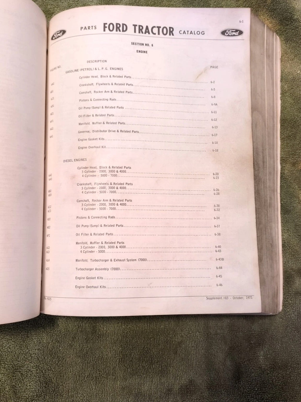 Ford Tractor parts and accs catalog 1965-75 Ford 2000, 3000, 4000, 5000, 7000