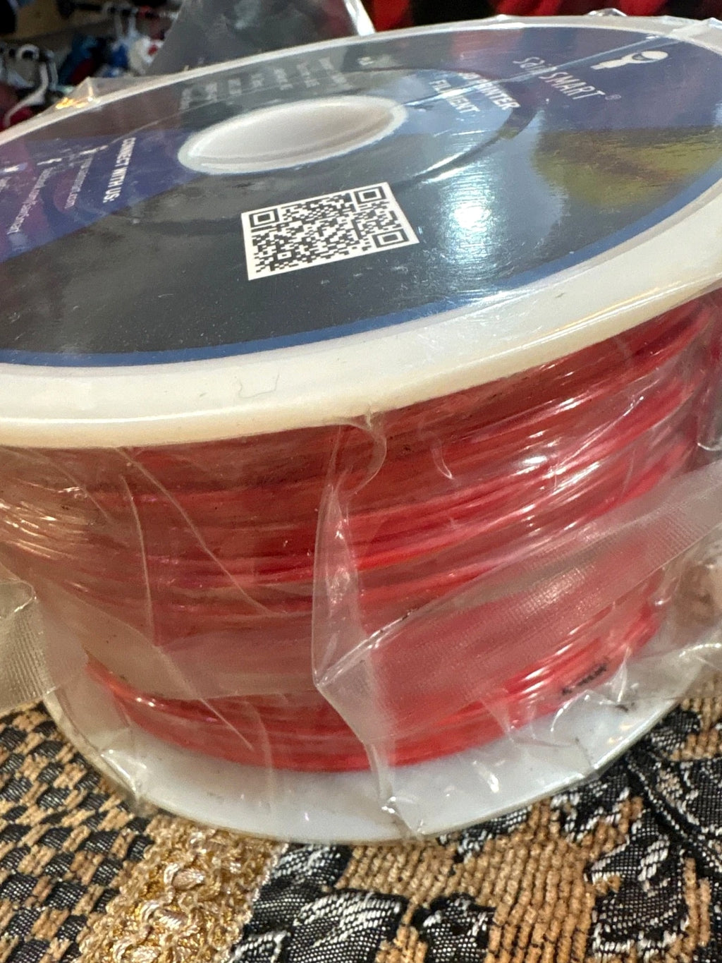 SainSmart Flexible TPU 3D Printing Filament, 1.75 mm, 1KG Red