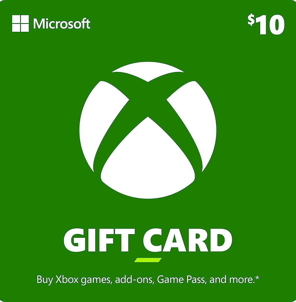 Xbox $10 Gift Card Digital Code for Games and Add-ons