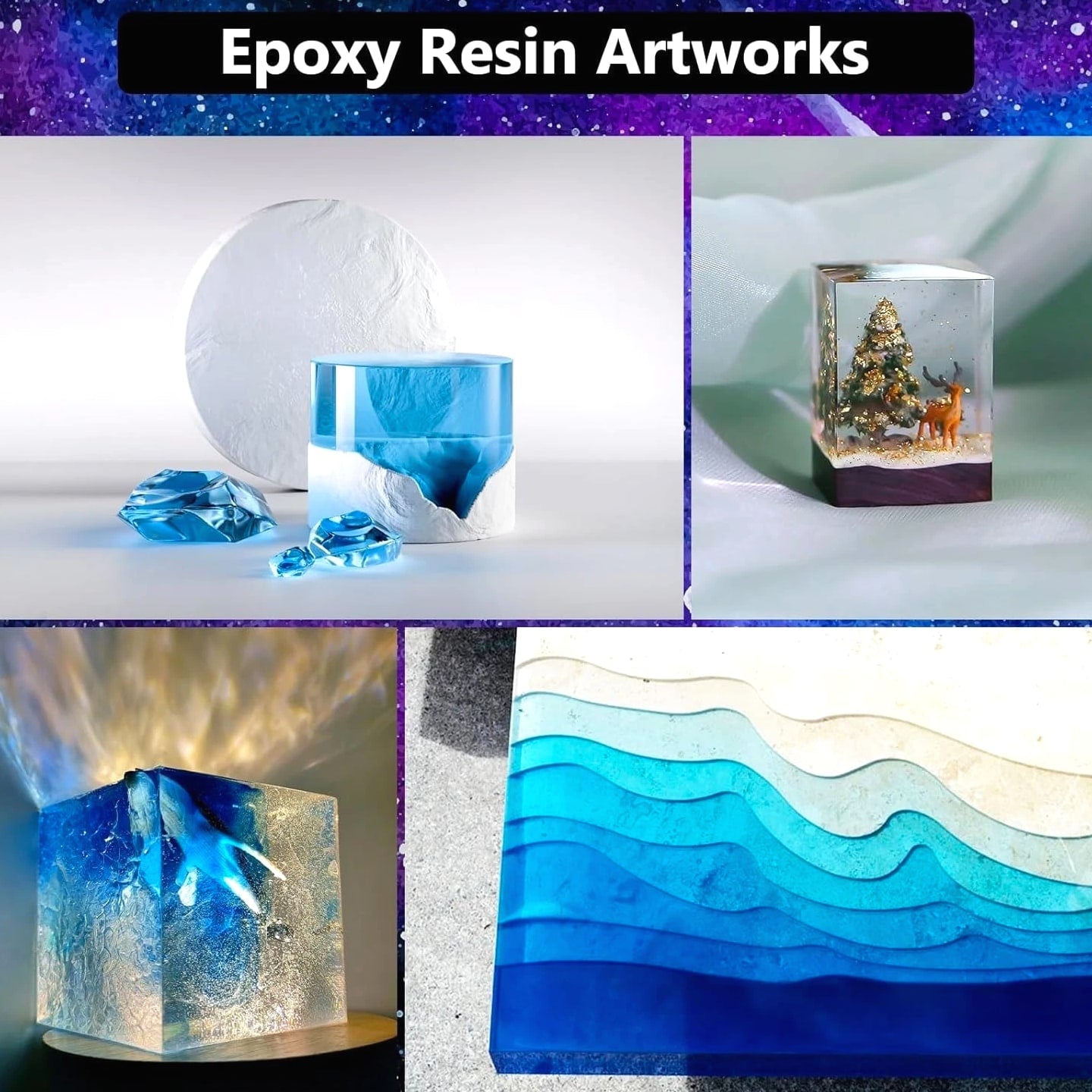 82OZ Epoxy Resin Kit - Flawless Finish, Non-toxic for Jewelry & Woodwork
