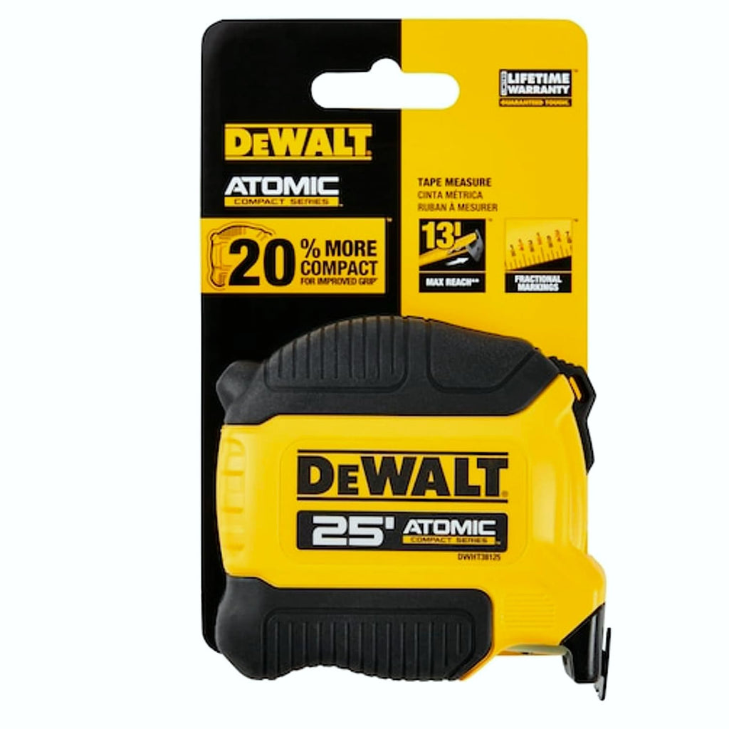 DeWalt DWHT38125S Atomic 25 ft Tape Measure Compact