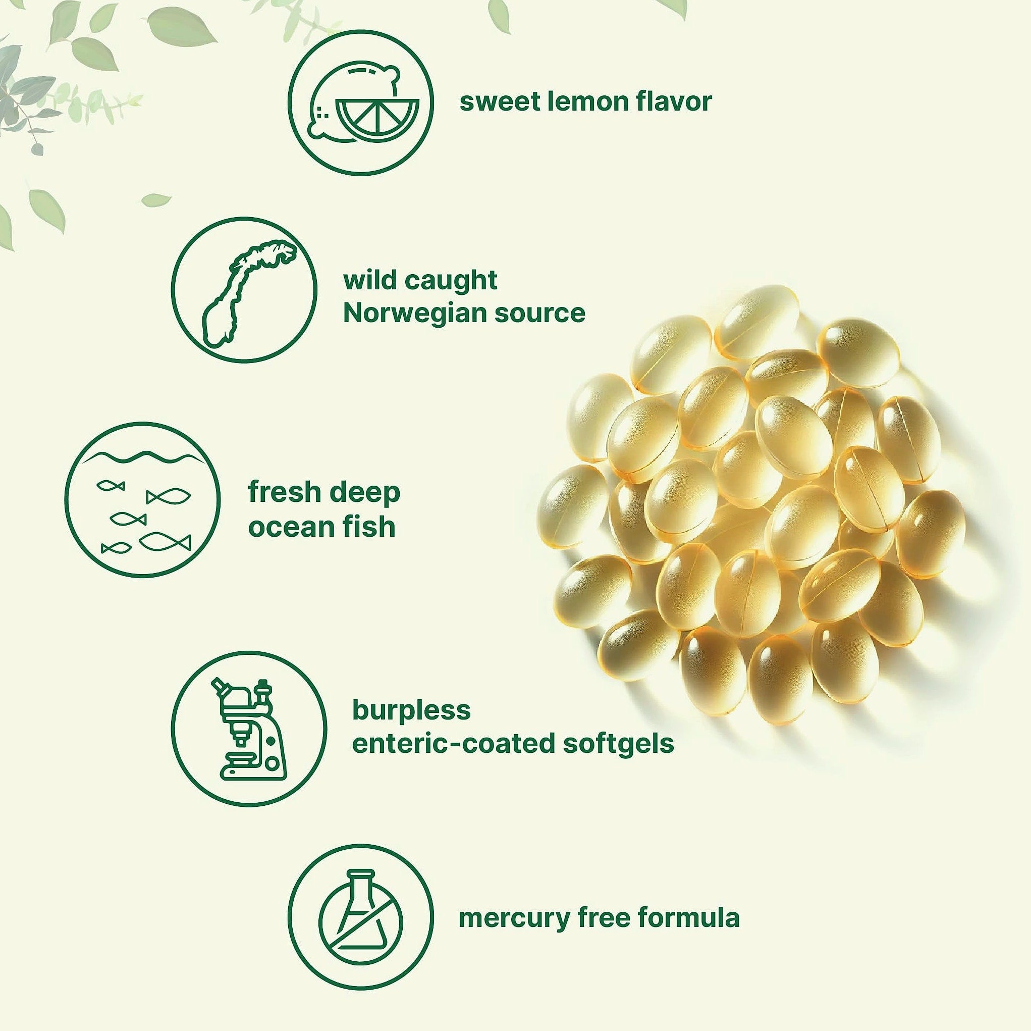 Micro Ingredients Omega 3 Fish Oil 1000mg, 300 Softgels
