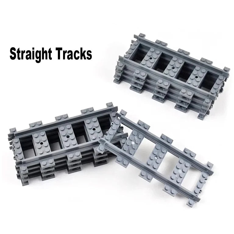 MOC Train Track Motor Set RC PF Power Functions Battery Box DIY Brick Components