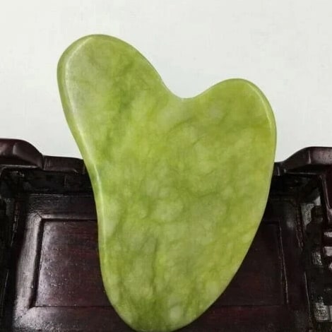 Jade Gua Sha Stone Gua Sha Massage Tool, Guasha Tool for Face and Body Skin