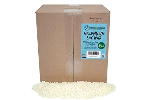 Natural Soy Wax for Candle Making - 25 lb Bulk Bag, Eco-Friendly Premium Quality