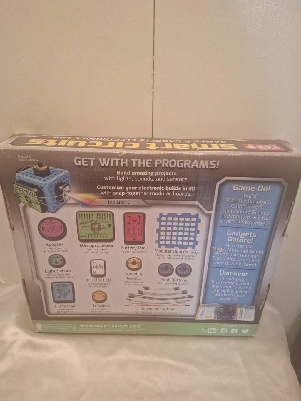 Unused Smart Lab Smart Circuits Games & Gadgets Electronics Lab 50 Projects