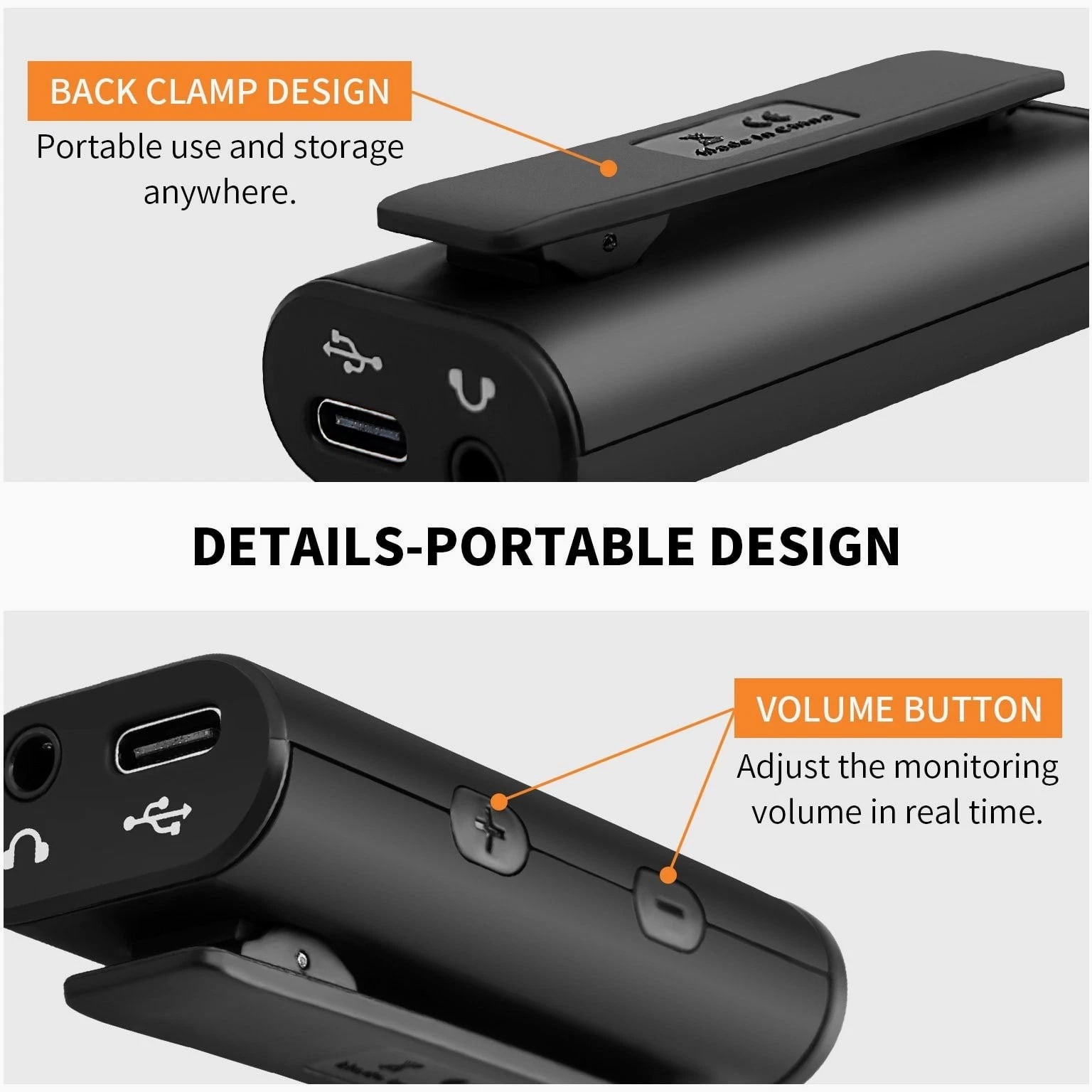 JOYO Guitar Audio Interface Pocket Recording Sound Portable for Live Streaming