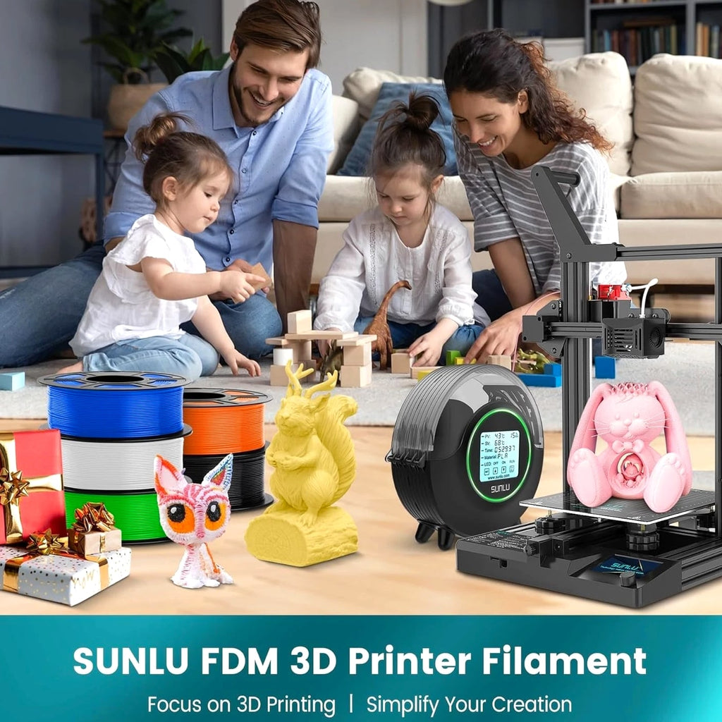 Versatile 1.75mm Black PLA Filament - Premium Printing with No Clogs or Bubbles
