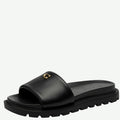 Coach Women's Brynn Suede Sandals with Shearling Lining