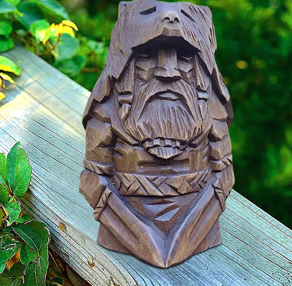 Norse Viking Warrior Resin Statue Garden Ornament