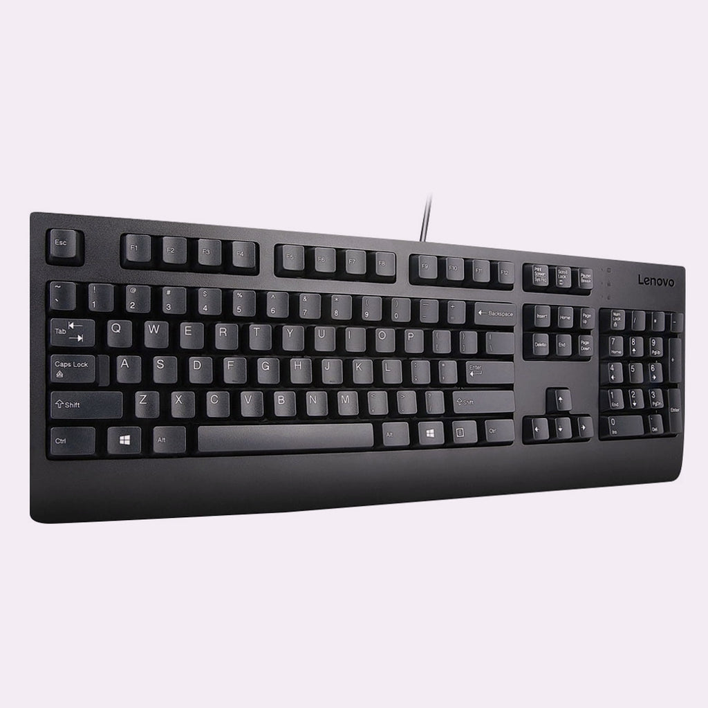 Lenovo Preferred Pro II Wired External USB Keyboard ( 4X30M86879) Factory Sealed Retail Product For USA, black