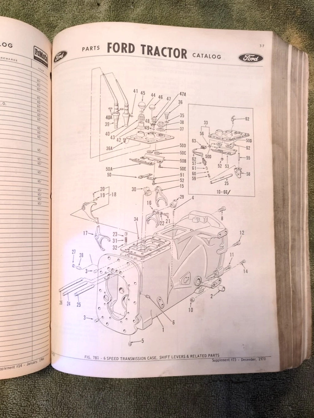Ford Tractor parts and accs catalog 1965-75 Ford 2000, 3000, 4000, 5000, 7000
