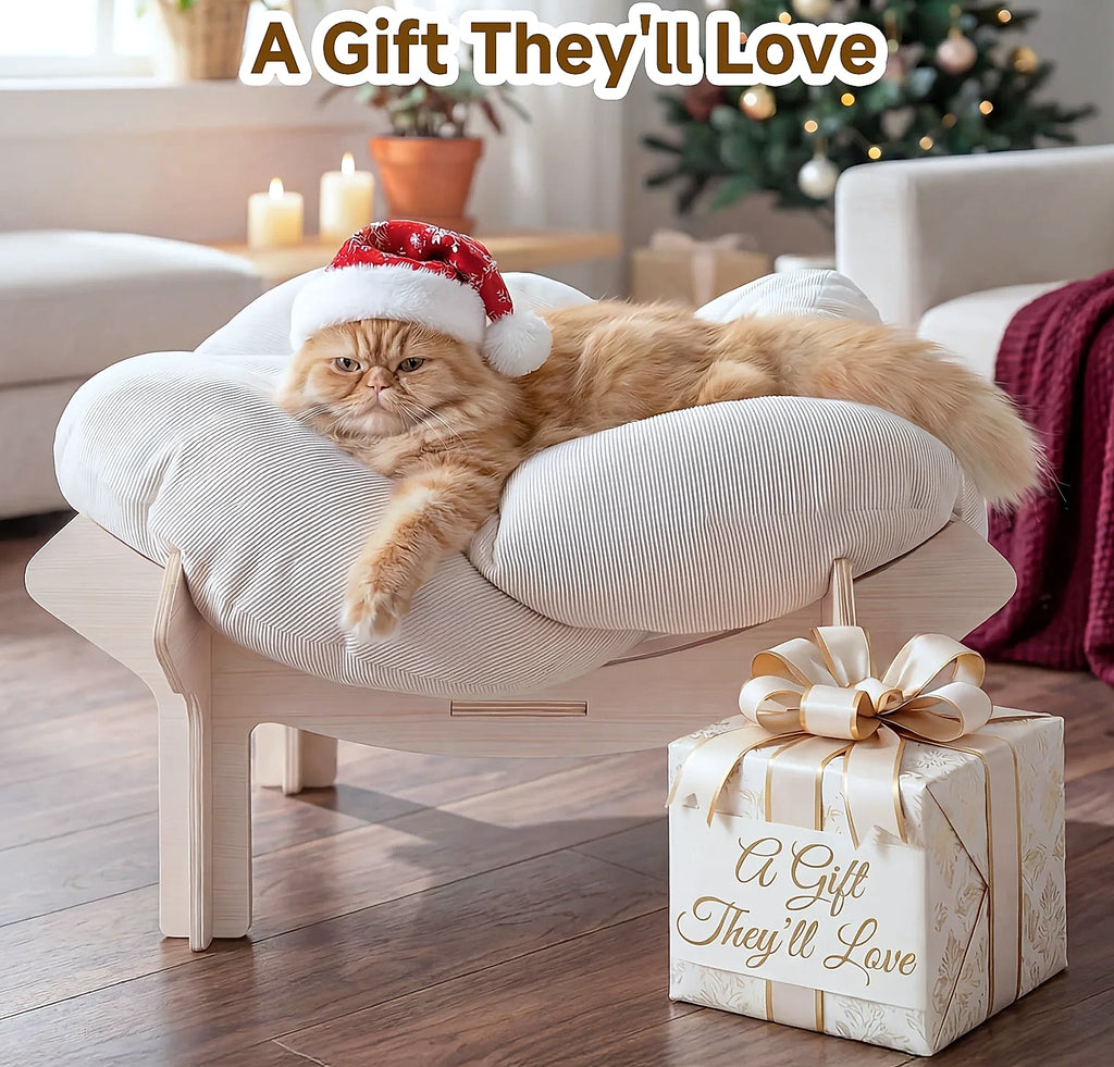 Flower-Shaped Pet Bed for Cats and Small Dogs