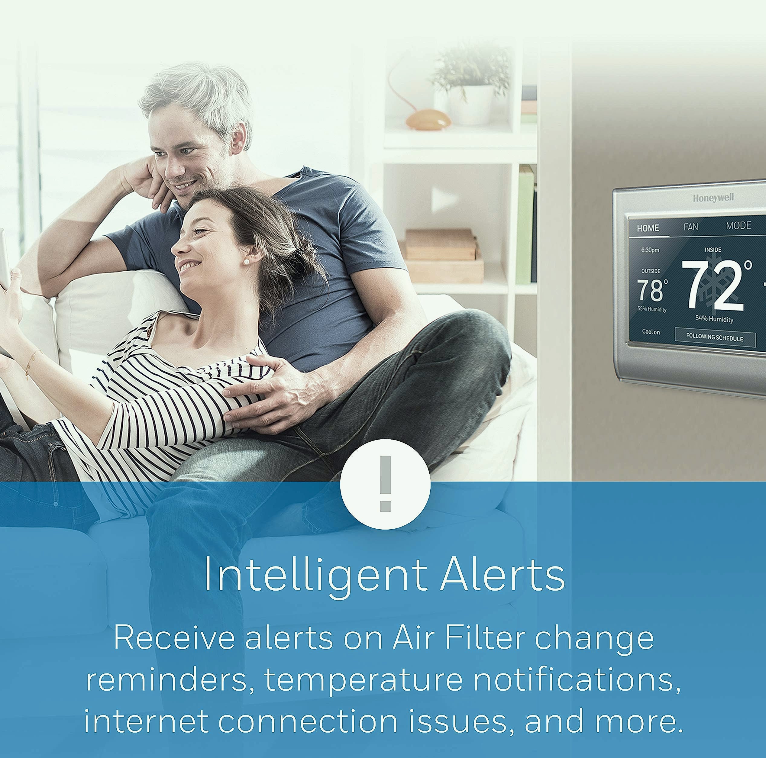 Honeywell Home RTH9585WF1004 Wi-Fi Smart Color Thermostat