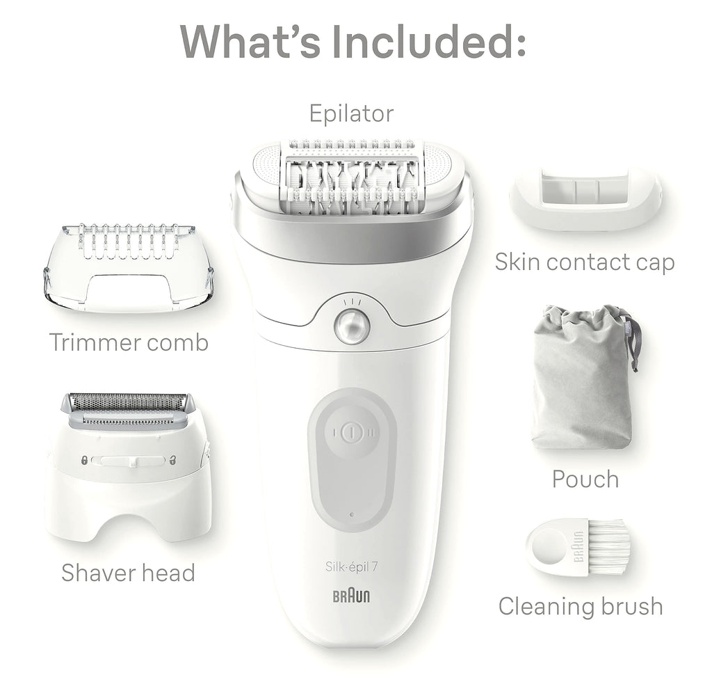 Braun Silk-épil 7 SE7-041 Wet and Dry Epilator for Women