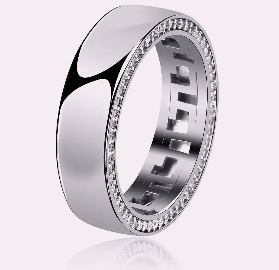 TOPGRILLZ Couple Rings 4mm/6mm 925 Sterling Silver