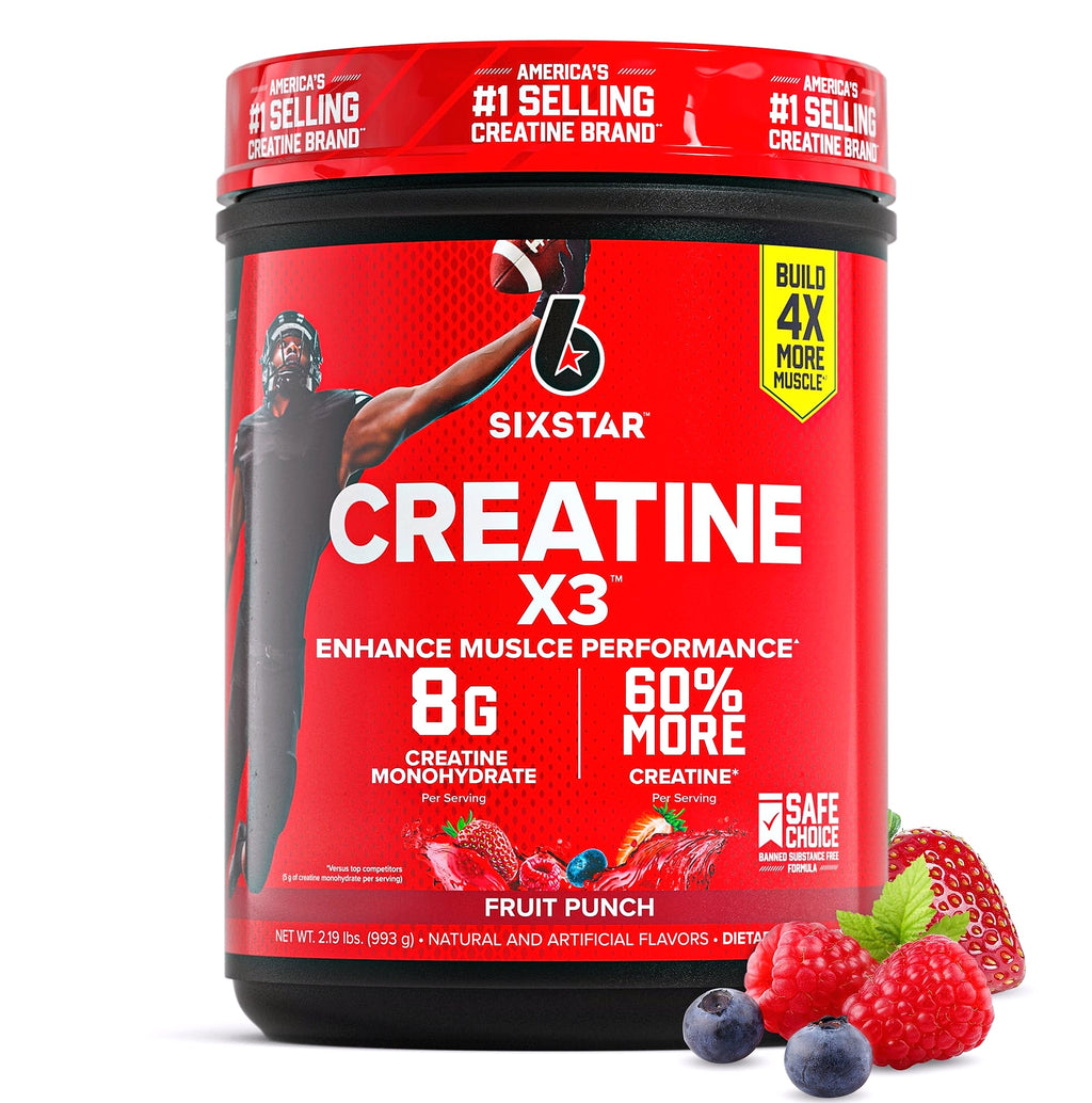 Six Star 100% Creatine Monohydrate Powder, Unflavored