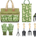 Home Garden Tools Set 8 Piece Heavy Duty W/ Wooden Handle Durable Women Men New