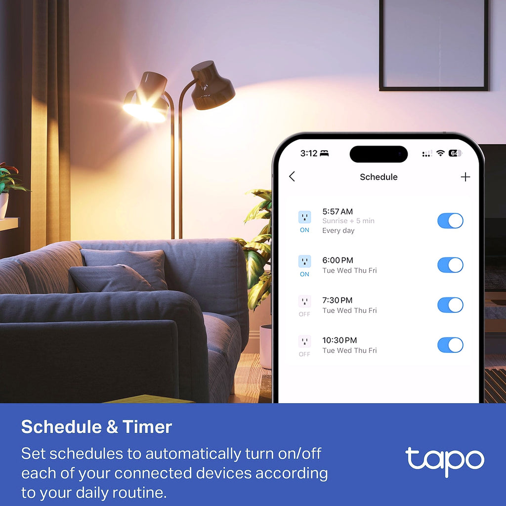 Tapo P316M Smart Power Strip with Energy Monitoring and Matter