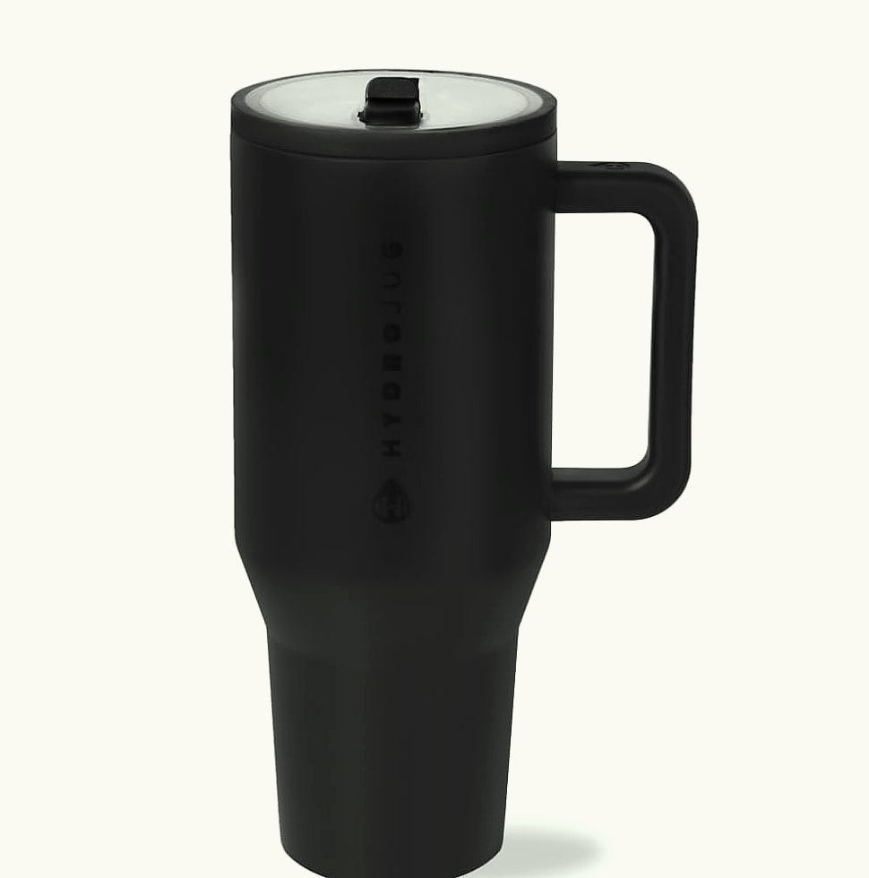 HydroJug Traveler 32 oz Water Bottle with Flip Straw