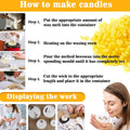 Yellow Natural Beeswax Pellets 430g - Pure Pastilles Bulk Bees Wax Food Grade DIY