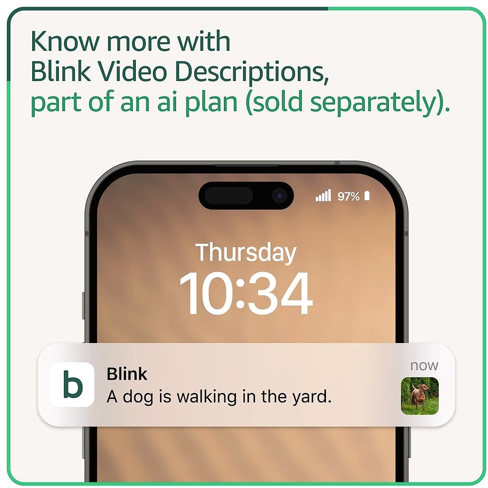 Blink Video Doorbell, 2-Year Battery, HD Night Vision